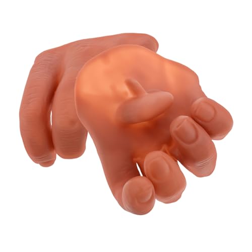 HEALSOPTHY 2 Stück Requisiten Gefälschte Blutige Hand Requisiten Hände Trick Requisiten Attrappe Kleine Hand Trick Bühnenrequisiten Mini Hände Streich Kleine Hände Streich Gefälschte Finger von HEALSOPTHY