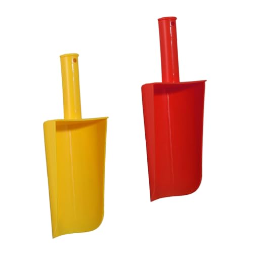 HEALSOPTHY 2 Stück Sandspielzeug für Short Handle Sandschaufel für Strand Sandkasten und Garten Fördert die Kreativität und Motorik Farben Zufällig Zufällige Farbe Zufällige Farbe von HEALSOPTHY
