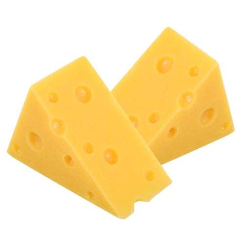 HEALSOPTHY 2 Stück Simuliertes Käsemodell Teiliges Realistische Dreieck Käsestücke Dekoration für Bäckerei Fotografie Food Props Handgefertigt Leicht und Detailgetreu HEALSOPTHY 2 Stück Simuliertes Käsemodell Teiliges Realistische Dreieck Käsestücke Dekoration für Bäckerei Fotografie Food Props Handgefertigt Leicht und Detailgetreu von HEALSOPTHY