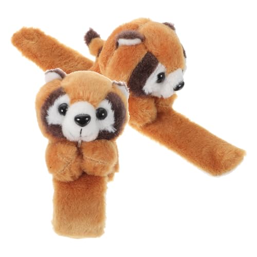 HEALSOPTHY 2 Stück Slap Armband mit Plüsch Waschbär Motiv Kuscheliges Tier partygeschenk Weiches Stofftier Armband Sicher und Bequem für Geburtstagsfeiern HEALSOPTHY 2 Stück Slap Armband mit Plüsch Waschbär Motiv Kuscheliges Tier partygeschenk Weiches Stofftier Armband Sicher und Bequem für Geburtstagsfeiern von HEALSOPTHY