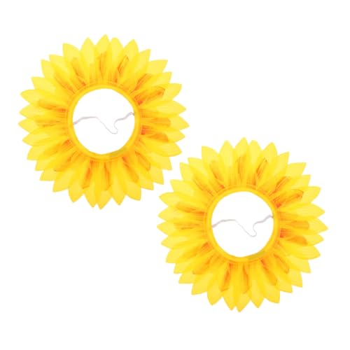 HEALSOPTHY 2 Stück Sonnenblumenkopfbedeckung Blumenhut Blume Kopfbedeckung Hut Sonnenblumen Kopfband Kopfstück kostüm Cosplay-Blumenkopfbedeckung Blumen-Halloween-Kostüm Yellow HEALSOPTHY 2 Stück Sonnenblumenkopfbedeckung Blumenhut Blume Kopfbedeckung Hut Sonnenblumen Kopfband Kopfstück kostüm Cosplay-Blumenkopfbedeckung Blumen-Halloween-Kostüm Yellow von HEALSOPTHY