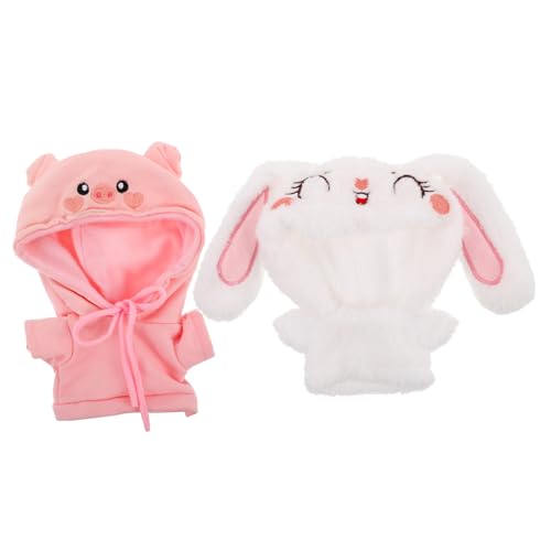 HEALSOPTHY 2 Stück Sweatshirt Puppen Kapuzenpullover von HEALSOPTHY