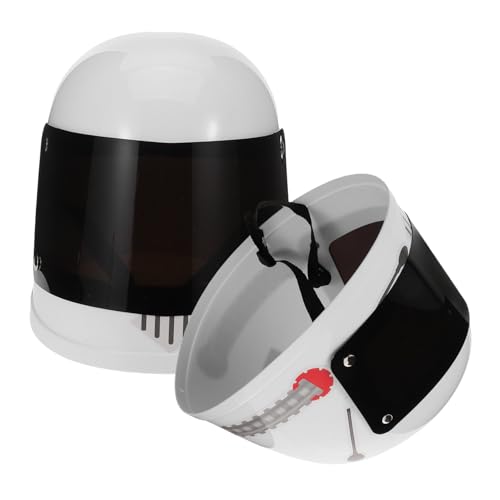 HEALSOPTHY 2 Stück Teiliges Astronaut Kostüm Helm aus Robustem Leichtem Kunststoff für Weltraum Motto Partys Rollenspiele Halloween und Geburtstagsfeiern HEALSOPTHY 2 Stück Teiliges Astronaut Kostüm Helm aus Robustem Leichtem Kunststoff für Weltraum Motto Partys Rollenspiele Halloween und Geburtstagsfeiern von HEALSOPTHY