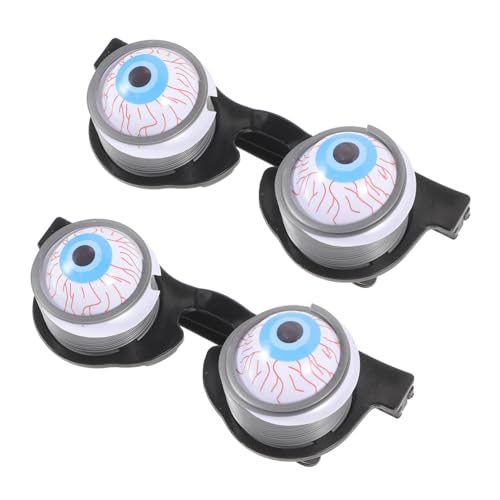 HEALSOPTHY 2 Stück Teiliges Augapfel Brille Kunststoff Prunkvoll Gruselig Lebensecht Spaßbrille für Halloween Karneval Party Originelles Prank Accessoire ohne Geruch Langlebig HEALSOPTHY 2 Stück Teiliges Augapfel Brille Kunststoff Prunkvoll Gruselig Lebensecht Spaßbrille für Halloween Karneval Party Originelles Prank Accessoire ohne Geruch Langlebig von HEALSOPTHY