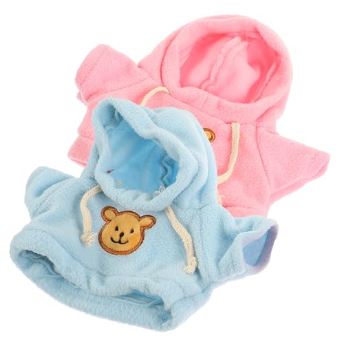 HEALSOPTHY 2 Stück Teiliges Austauschbare Bärenpuppen Kleidung Weiche Plüschbär Kostüme in Rosa und Blau Kompakte Puppenbekleidung für Stofftiere als zu Kinderfesten und Geburtstagen HEALSOPTHY 2 Stück Teiliges Austauschbare Bärenpuppen Kleidung Weiche Plüschbär Kostüme in Rosa und Blau Kompakte Puppenbekleidung für Stofftiere als zu Kinderfesten und Geburtstagen von HEALSOPTHY
