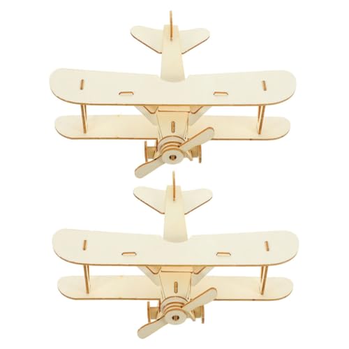 HEALSOPTHY 2 Stück Teiliges DIY Holzflugzeug Modellset Bemalbares Bastelspielzeug für Pädagogisch Präzise Gefertigt Realistische Flugzeugnachbildung Fördert Kreativität und HEALSOPTHY 2 Stück Teiliges DIY Holzflugzeug Modellset Bemalbares Bastelspielzeug für Pädagogisch Präzise Gefertigt Realistische Flugzeugnachbildung Fördert Kreativität und von HEALSOPTHY