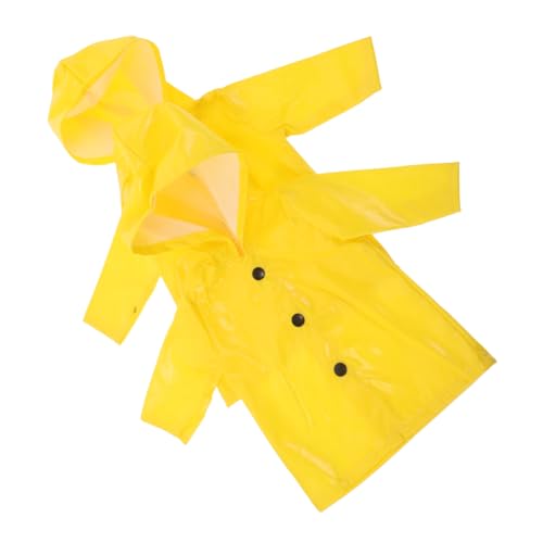 HEALSOPTHY 2 Stück Teiliges Doll Rain Jacket Gelb Modisch Puppenbekleidung für Kreatives Einfache Pflege von HEALSOPTHY