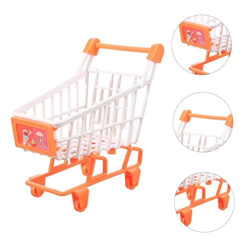 HEALSOPTHY 2 Stück Teiliges Einkaufswagen Leichtes Langlebiges Mini Kaufladen Modell Fördert Hand Auge Koordination und Fantasievolles Rollenspiel Geeignet für Mädchen und Jungen von HEALSOPTHY
