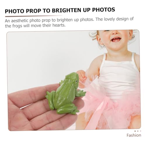 HEALSOPTHY 2 Stück Teiliges Frosch Deko Interessante Verschleißfeste Froschfiguren für Kinderzimmer Büro Wohnzimmer Niedliche Langlebige Tierfiguren Dekorative Spielzeugornamente von HEALSOPTHY