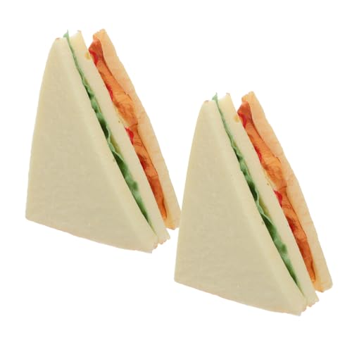 HEALSOPTHY 2 Stück Teiliges Künstliches Sandwich Brot Dekor Realistische Lebensmittelattrappe Langlebig Hygienisch als Food Display Küchen Dekoration Party Fotografie Requisiten HEALSOPTHY 2 Stück Teiliges Künstliches Sandwich Brot Dekor Realistische Lebensmittelattrappe Langlebig Hygienisch als Food Display Küchen Dekoration Party Fotografie Requisiten von HEALSOPTHY