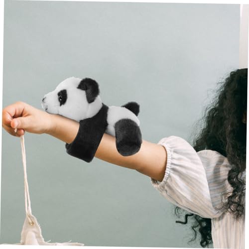 HEALSOPTHY 2 Stück Teiliges Plüsch Slap Armband mit Süßem Tiermotiv Verstellbare Slap Bands Robustes und Langlebiges Partyzubehör für Kindergeburtstag und Spielspaß von HEALSOPTHY