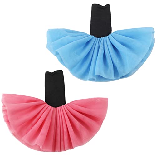 HEALSOPTHY 2 Stück Teiliges Puppenkleid für Prinzessinnenpuppen Elegante Ballett Röcke und Waschbare und Wiederverwendbare Puppenbekleidung Kostüm für Rollenspiele und Kreative Fantasie von HEALSOPTHY