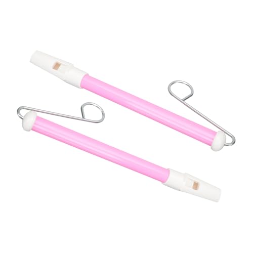 HEALSOPTHY 2 Stück Teiliges Slide Whistle Pädagogisches Orff Musikinstrument für Bunt Sicher und Geruchsfrei Glatte Kanten Kreatives Push Pull Flötenspielzeug für Stressabbau und von HEALSOPTHY