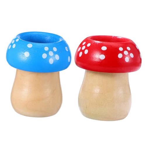 HEALSOPTHY 2 Stück Teiliges mit Drehbarem Kleinem Pilzdesign Farbenfrohes für Party Mitgebsel Kompakt und Unterhaltsam für Mädchen und Jungen Zufällige Farbe Zufällige Farbe von HEALSOPTHY