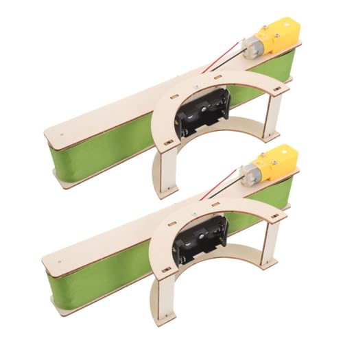 HEALSOPTHY 2-teiliges Zusammengebautes Elektrisches -kit, DIY-förderbandmodell, Interaktives Lernspielzeug Für Vorschulkinder, Lustiges Montagemodell Für Die Frühe Mint-Bildung Und von HEALSOPTHY