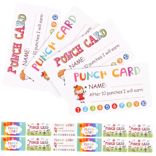 HEALSOPTHY 20 Blatt Kinderkarten Lochkarte für Benehmen gefälschte Rubbellose ermutigen aufdecken belohnungssystem Schule Schulbelohnungssystem Lochkarten Bonuskarten für Papier HEALSOPTHY 20 Blatt Kinderkarten Lochkarte für Benehmen gefälschte Rubbellose ermutigen aufdecken belohnungssystem Schule Schulbelohnungssystem Lochkarten Bonuskarten für Papier von HEALSOPTHY