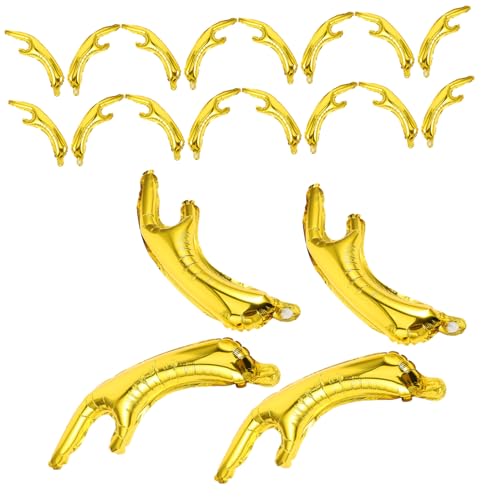 HEALSOPTHY 20 Stück Ballon Weihnachtsdekorationen Süße Hirschgeweih Tierfolienballons Mini Rentiergeweih Folien Weihnachtsballons Folien Geburtstagsballons Aus Aluminiumfolie von HEALSOPTHY