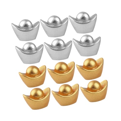 HEALSOPTHY 20 Stück Barren Ornament Simulation Barren Feng Shui Barren Requisiten Barren Modell Spielzeug Bühne Leistung Liefert Künstliches Neujahrsspielzeug HEALSOPTHY 20 Stück Barren Ornament Simulation Barren Feng Shui Barren Requisiten Barren Modell Spielzeug Bühne Leistung Liefert Künstliches Neujahrsspielzeug von HEALSOPTHY