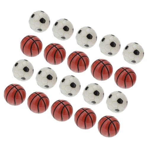 HEALSOPTHY 20 Stück Fußball-Basketball-Modell Miniatur Puppenhaus kinderspielzeug Dollhouse zubehör Toys Children Toys Mini-Hausbasketball Mini -Fußballkugeln Harz HEALSOPTHY 20 Stück Fußball-Basketball-Modell Miniatur Puppenhaus kinderspielzeug Dollhouse zubehör Toys Children Toys Mini-Hausbasketball Mini -Fußballkugeln Harz von HEALSOPTHY