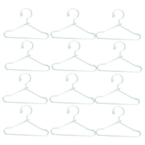 HEALSOPTHY 20 Stück Mini Kleiderbügel für Puppen Hänger für Puppenkleidung für Miniaturhäuser Dekorativen Aufbewahrung von Kleidungsstücken für Puppenliebhaber Organisation Ihrer von HEALSOPTHY