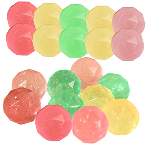 HEALSOPTHY 20 Stück Schwimmender elastischer Ball spielzeuge Kinderspielzeug kleine Hüpfbälle für springende Bälle Mini-Hüpfbälle Bälle hüpfen Plastik Zufällige Farbe von HEALSOPTHY