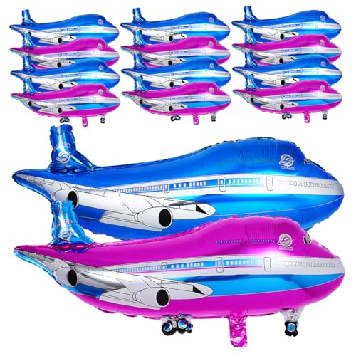 HEALSOPTHY 20 Stück Teiliges Aluminiumfolie Flugzeug Luftballon Blau und Langlebige Partydekoration für Geburtstag Aufblasbar mit Luft oder Helium Sicher und Auffällig für Foto Requisiten HEALSOPTHY 20 Stück Teiliges Aluminiumfolie Flugzeug Luftballon Blau und Langlebige Partydekoration für Geburtstag Aufblasbar mit Luft oder Helium Sicher und Auffällig für Foto Requisiten von HEALSOPTHY