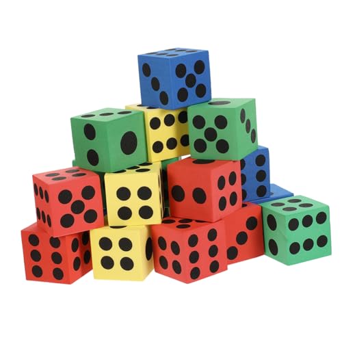 HEALSOPTHY 20 Stück Teiliges Bunter Eva würfel Kinderfreundliches Langlebiges Lernspielzeug für Mathematikunterricht und Partyspiele Farblich Zufällig für Schule und Zuhause Zufällige Farbe HEALSOPTHY 20 Stück Teiliges Bunter Eva würfel Kinderfreundliches Langlebiges Lernspielzeug für Mathematikunterricht und Partyspiele Farblich Zufällig für Schule und Zuhause Zufällige Farbe von HEALSOPTHY