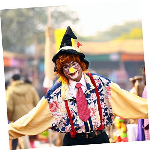 HEALSOPTHY 20 Stück Teiliges Gelbe Clown Nasen aus Schwamm Cosplay Party Requisiten Passend für Nasengrößen Vielseitig Einsetzbar für Halloween Karneval Aufführungen und Festliche Events von HEALSOPTHY