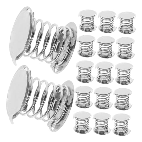 HEALSOPTHY 20 Stück Teiliges Metall federboden Doppelseitigem Kleber Wackelnde Puppenfedern für Auto armaturenbrett Langlebige Wackelkopf spielzeugbasis für DIY bastelarbeiten und von HEALSOPTHY