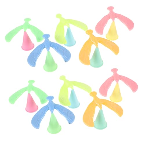 HEALSOPTHY 20 Stück Teiliges Mini Balancing Bird für Kleiner Schwerkraft Balancierender Adler Pädagogisches Finger Gemischte Farben Lernspielzeug für Neugier und Gleichgewicht von HEALSOPTHY
