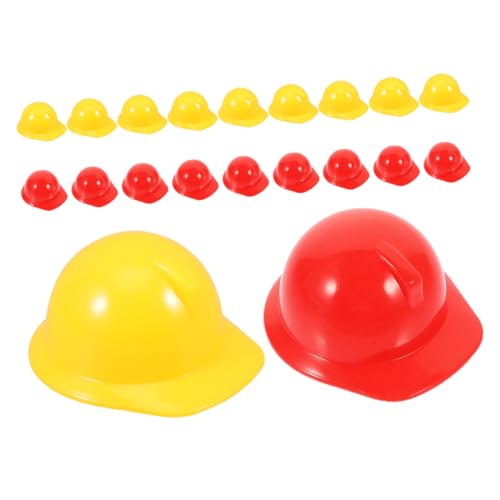 HEALSOPTHY 20 Stück Teiliges Mini Bauhelme für Kinderparty Geburtstag Kleine Kunststoff Sicherheitshelme in Gelb und Rot Authentische Mini Helme für Puppen und Bastel Dekorationen HEALSOPTHY 20 Stück Teiliges Mini Bauhelme für Kinderparty Geburtstag Kleine Kunststoff Sicherheitshelme in Gelb und Rot Authentische Mini Helme für Puppen und Bastel Dekorationen von HEALSOPTHY