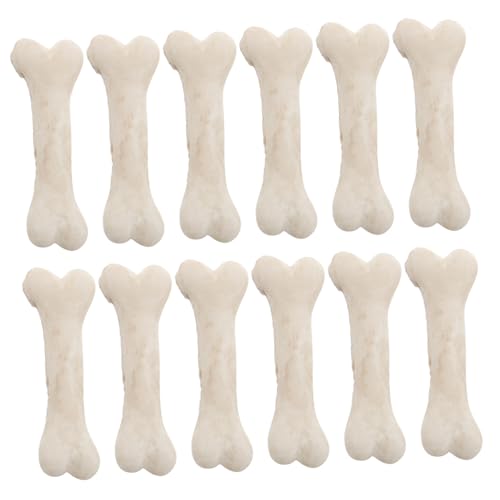 HEALSOPTHY 20 Stück Teiliges Mini Knochen Modell aus Harz Realistische Kleine Hundeknochen für DIY Basteln Halloween Dekoration Miniatur Landschaften Zubehör für Mikro Szenerien und von HEALSOPTHY