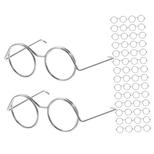 HEALSOPTHY 20 Stück Teiliges Mini Metallrahmen ohne Gläser Modische Puppenhaus deko Langlebige Miniatur Brillengestelle für DIY und Puppenkleidung Zubehör HEALSOPTHY 20 Stück Teiliges Mini Metallrahmen ohne Gläser Modische Puppenhaus deko Langlebige Miniatur Brillengestelle für DIY und Puppenkleidung Zubehör von HEALSOPTHY