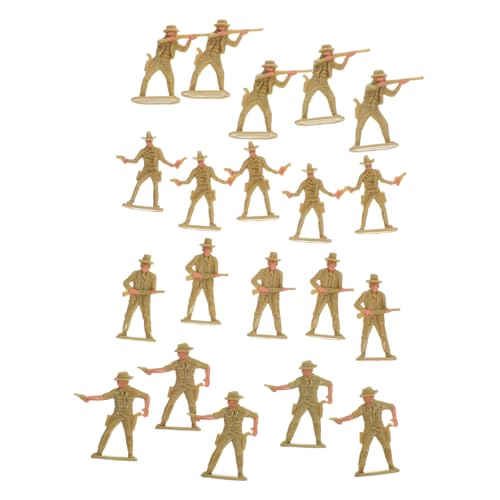HEALSOPTHY 20 Stück Teiliges Western Cowboy Figuren Miniatur Modelle aus Robustem Kunststoff Detailreiche Tischdekoration für Sandtische Kreative Szenerie Gestaltung HEALSOPTHY 20 Stück Teiliges Western Cowboy Figuren Miniatur Modelle aus Robustem Kunststoff Detailreiche Tischdekoration für Sandtische Kreative Szenerie Gestaltung von HEALSOPTHY