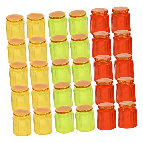 HEALSOPTHY Miniatur-marmeladengläser Aus Harzmaterial Puppenhausdekoration Für Das Spielhaus Von Jungen Und Mädchen von HEALSOPTHY