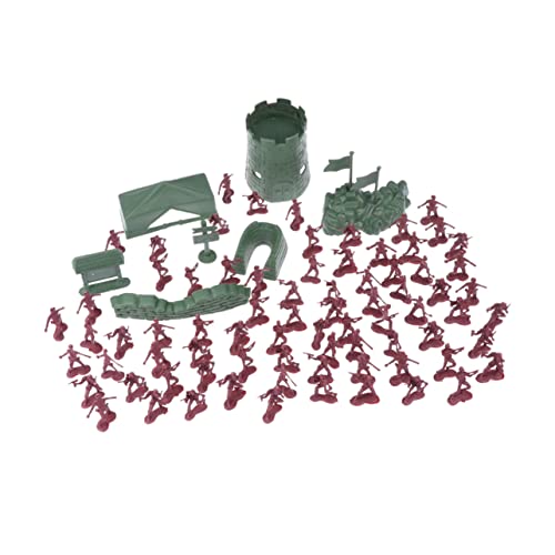HEALSOPTHY 200 Stück Mini Soldaten Figuren Set Teiliges aus Kunststoff in Rot und Grün für Kreative Spiele und Kinderpartys Fördert die Vorstellungskraft Lernen HEALSOPTHY 200 Stück Mini Soldaten Figuren Set Teiliges aus Kunststoff in Rot und Grün für Kreative Spiele und Kinderpartys Fördert die Vorstellungskraft Lernen von HEALSOPTHY