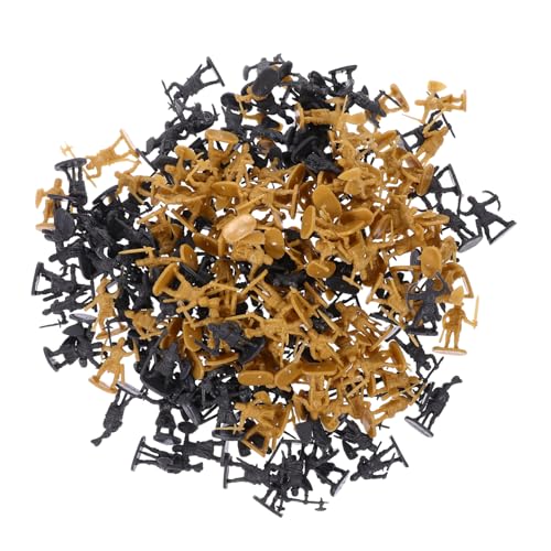 HEALSOPTHY 200 Stück Teiliges Mini Soldaten Mittelalterliche Plastik Figuren mit Detaillierten Kriegern für Rollenspiele und Dekoration Historische Miniatur Armee Modelle von HEALSOPTHY