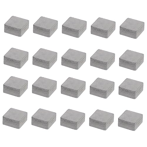 HEALSOPTHY 20Stücke Miniaturziegelsteine für DIY Gartenlandschaften Hochwertige für Architekturmodelle Modellbahnprojekte und Kreative Miniaturszenen von HEALSOPTHY