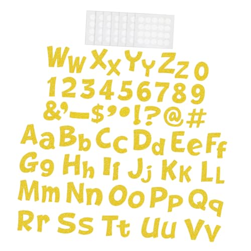 HEALSOPTHY 216 Stück Teiliges Dekoratives Glitzer Alphabet aus Papier für Pinnwände für Klassenzimmer Partys und DIY Dekoration Farbenfrohe Buchstaben für Wand und Raumgestaltung von HEALSOPTHY