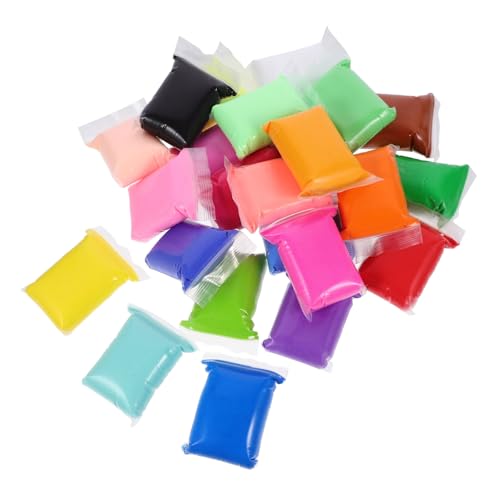HEALSOPTHY 24 Packungen Modelliermasse Farben Lufttrocknend Kinderfreundlich Ungiftig Leicht DIY Bastelset für Kreatives Clay Plaything Modellierkit für Figuren Schlüsselanhänger HEALSOPTHY 24 Packungen Modelliermasse Farben Lufttrocknend Kinderfreundlich Ungiftig Leicht DIY Bastelset für Kreatives Clay Plaything Modellierkit für Figuren Schlüsselanhänger von HEALSOPTHY
