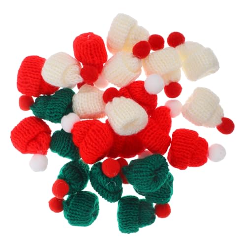 HEALSOPTHY 24 Stück Teiliges Mini Strickmützen aus Wollgarn in Weihnachtsfarben Weiche Mini Hüte als Festliche Deko für Flaschen Puppen und DIY Bastelarbeiten Wiederverwendbar und HEALSOPTHY 24 Stück Teiliges Mini Strickmützen aus Wollgarn in Weihnachtsfarben Weiche Mini Hüte als Festliche Deko für Flaschen Puppen und DIY Bastelarbeiten Wiederverwendbar und von HEALSOPTHY