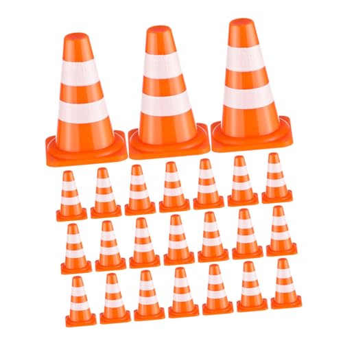 HEALSOPTHY 24 Stück Teiliges Miniatur verkehrskegel und Straßenschilder für Realistische Orangefarbene Absperrungen und Parkleitkegel Pädagogisches zur Verkehrserziehung und Raumwahrnehmung HEALSOPTHY 24 Stück Teiliges Miniatur verkehrskegel und Straßenschilder für Realistische Orangefarbene Absperrungen und Parkleitkegel Pädagogisches zur Verkehrserziehung und Raumwahrnehmung von HEALSOPTHY