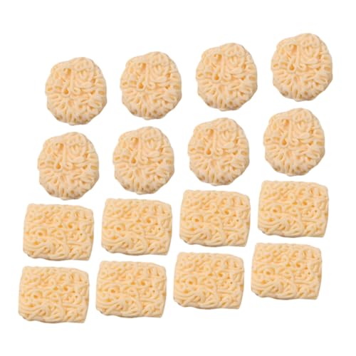 HEALSOPTHY 24 Stück Teiliges Miniaturen Miniatur Essen Puppenhaus Deko Harz Instant Nudeln Modell Rund Eckig Farbenfroh Lebensecht Sammlerstück Zubehör von HEALSOPTHY