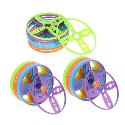 HEALSOPTHY 24 Stück Teiliges Outdoor Fliegende Scheiben Set Kunststoff Strandspielzeug Zubehör für Hand und Fußbetriebene Flugscheiben für Garten Party Sommer Aktivitäten Zufällige Farbe HEALSOPTHY 24 Stück Teiliges Outdoor Fliegende Scheiben Set Kunststoff Strandspielzeug Zubehör für Hand und Fußbetriebene Flugscheiben für Garten Party Sommer Aktivitäten Zufällige Farbe von HEALSOPTHY