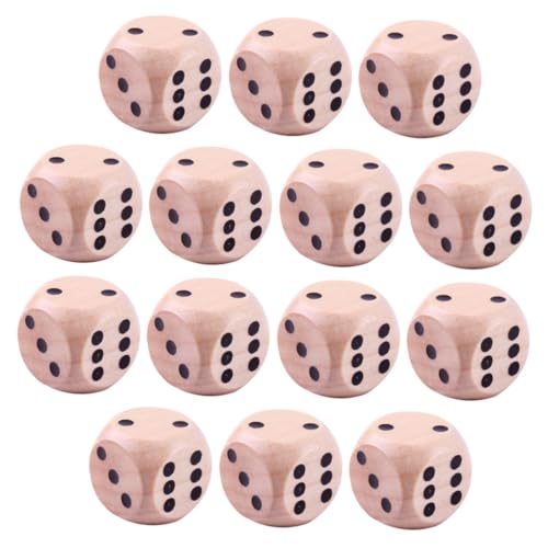HEALSOPTHY 24 Stück Teiliges Praktische Holz Würfel mit Abgerundeten Ecken Natürliche Farbe Vielseitig Verwendbar für Partyspiele Sichere Stabile Holzspielwürfel für Familie und Freizeit HEALSOPTHY 24 Stück Teiliges Praktische Holz Würfel mit Abgerundeten Ecken Natürliche Farbe Vielseitig Verwendbar für Partyspiele Sichere Stabile Holzspielwürfel für Familie und Freizeit von HEALSOPTHY