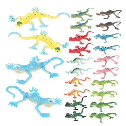 HEALSOPTHY 24 Stück Teiliges Sticky Lizard aus Elastischem PVC Lange Reptilien Spielzeuge für Strapazierfähige Tierfiguren als Party Bag Füller Vielseitig Verwendbar für Geburtstagsfeiern HEALSOPTHY 24 Stück Teiliges Sticky Lizard aus Elastischem PVC Lange Reptilien Spielzeuge für Strapazierfähige Tierfiguren als Party Bag Füller Vielseitig Verwendbar für Geburtstagsfeiern von HEALSOPTHY