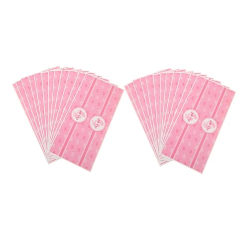 HEALSOPTHY 24 Stück Teiliges Water Bottle Wrappers Aufkleber Selbstklebend Passend für Standardflaschen Sichere Premium Qualität Shower Deko für Garten und Wohnzimmer Gender Reveal Party von HEALSOPTHY