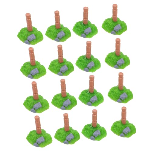 HEALSOPTHY 24 Teiliges Mikro Landschaftszubehör Miniatur Modellzäune Puppenhaus Mini Zaun Ornament Spielzeugzäune Für Tiere DIY Mini Farm Requisiten Miniatur Werkzeuge Für Puppenhaus von HEALSOPTHY