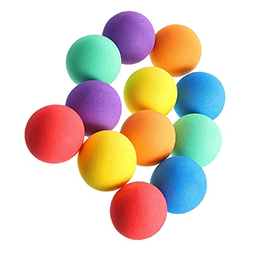 HEALSOPTHY 24Stücke Eva Schwammbälle Stressbälle Für Erwachsene Mini Squeeze Weichschaumstoffbälle Zur Stressbewältigung Indoor Und Outdoor Spaß von HEALSOPTHY