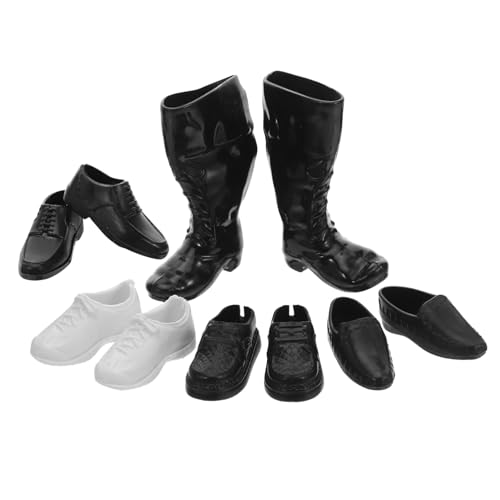 HEALSOPTHY 25paare Miniatur-puppenschuhe Aus Kunststoff Puppen Maßstab Als Requisiten Für Mini-szenen Und Dekor Für Puppenhäuser Winzige Schuhmodelle Für Herren von HEALSOPTHY